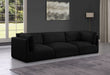 Black Ease Fabric Modular Sofa - 696Black-S114B - Vega Furniture