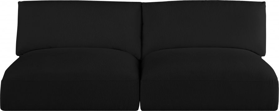 Black Ease Fabric Modular Sofa - 696Black-S76A - Vega Furniture