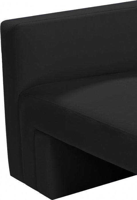 Black Henson Velvet Chair - 665Black-C - Vega Furniture