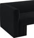 Black Henson Velvet Chair - 665Black-C - Vega Furniture