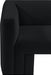 Black Henson Velvet Chair - 665Black-C - Vega Furniture