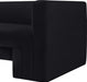 Black Henson Velvet Chair - 665Black-C - Vega Furniture