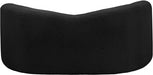 Black Kali Faux Shearling Teddy Fabric Loveseat - 186Black-L - Vega Furniture