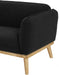 Black Nolita Boucle Fabric Chair - 159Black-C - Vega Furniture