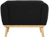 Black Nolita Boucle Fabric Chair - 159Black-C - Vega Furniture