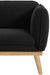 Black Nolita Boucle Fabric Chair - 159Black-C - Vega Furniture