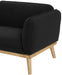 Black Nolita Boucle Fabric Loveseat - 159Black-L - Vega Furniture