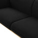 Black Nolita Boucle Fabric Loveseat - 159Black-L - Vega Furniture