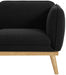 Black Nolita Boucle Fabric Sofa - 159Black-S - Vega Furniture