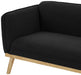 Black Nolita Boucle Fabric Sofa - 159Black-S - Vega Furniture