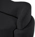 Black Principessa Boucle Fabric Sofa - 108Black-S - Vega Furniture