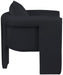 Black Sloan Velvet Accent Chair - 424Black - Vega Furniture