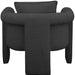 Black Stylus Boucle Accent Chair - 425Black - Vega Furniture