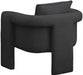 Black Stylus Boucle Accent Chair - 425Black - Vega Furniture