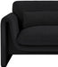 Black Stylus Boucle Fabric Chair - 198Black-C - Vega Furniture