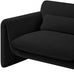 Black Stylus Boucle Fabric Chair - 198Black-C - Vega Furniture