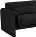 Black Stylus Boucle Fabric Chair - 198Black-C - Vega Furniture