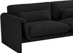 Black Stylus Boucle Fabric Loveseat - 198Black-L - Vega Furniture