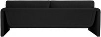 Black Stylus Boucle Fabric Sofa - 198Black-S - Vega Furniture