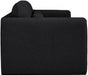 Black Stylus Boucle Fabric Sofa - 198Black-S - Vega Furniture