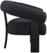 Black Winston Boucle Fabric Accent Chair - 497Black - Vega Furniture