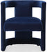 Blair Blue Velvet Dining/Accent Chair - 530Navy - Vega Furniture