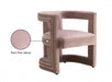 Blair Pink Velvet Dining/Accent Chair - 530Pink - Vega Furniture