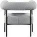 Blake Grey Boucle Fabric Accent Chair - 527Grey - Vega Furniture