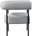 Blake Grey Boucle Fabric Accent Chair - 527Grey - Vega Furniture