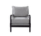 Blanchett Gray/Black Cushion Back Accent Chair - 903824 - Vega Furniture