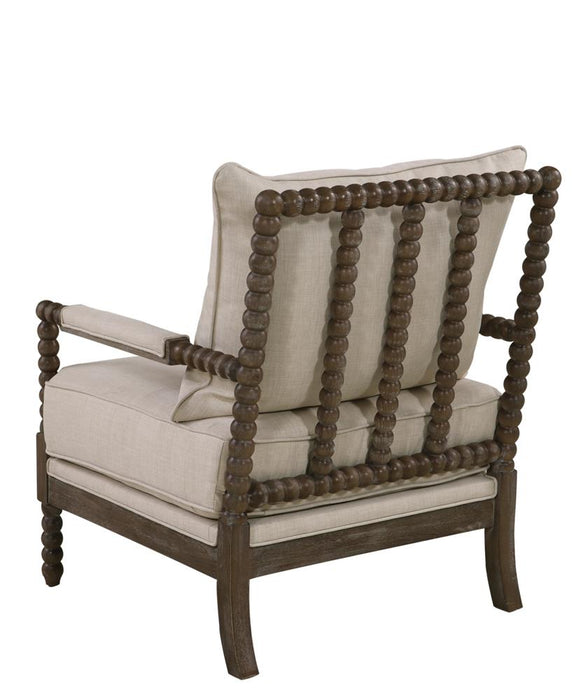 Blanchett Oatmeal/Natural Cushion Back Accent Chair - 905362 - Vega Furniture