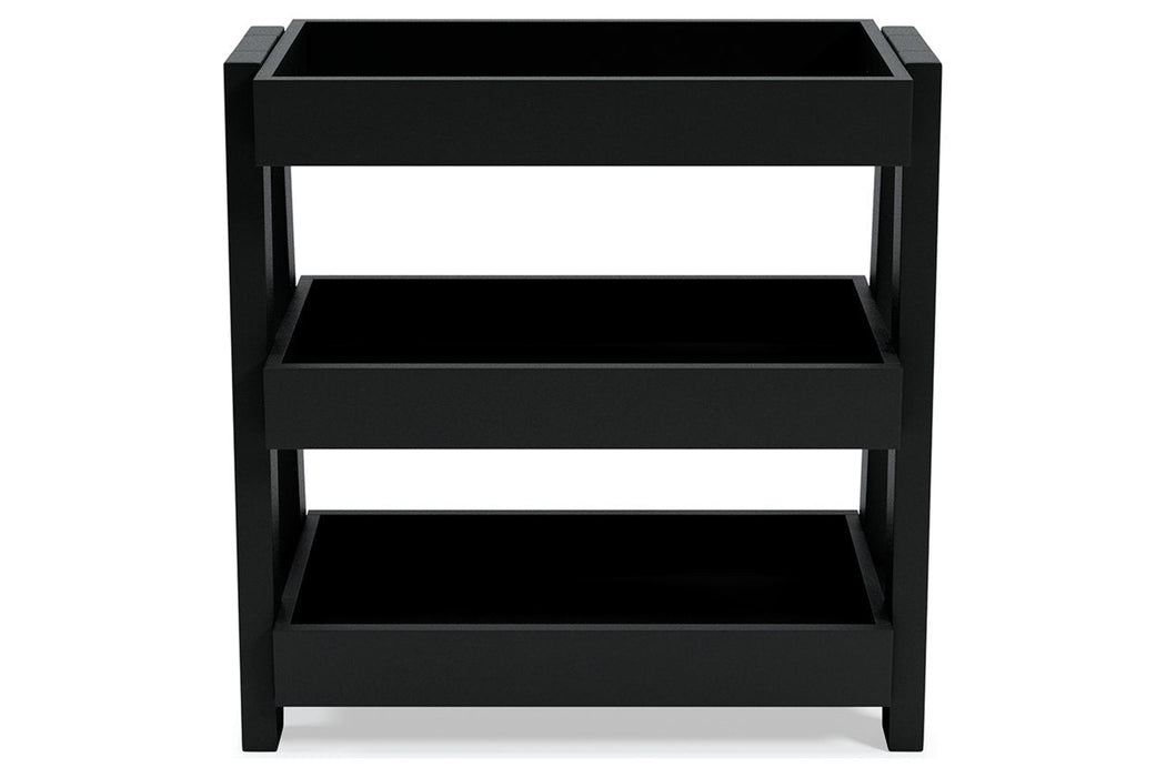 Blariden Metallic Gray Shelf Accent Table - A4000365 - Vega Furniture