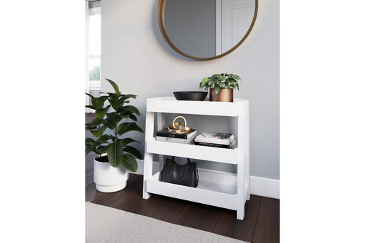 Blariden White Shelf Accent Table - A4000362 - Vega Furniture