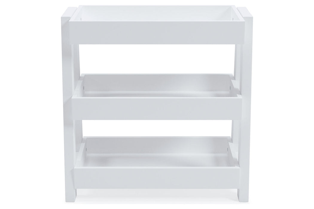 Blariden White Shelf Accent Table - A4000362 - Vega Furniture