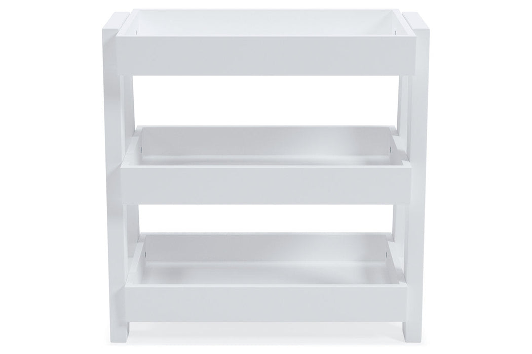 Blariden White Shelf Accent Table - A4000362 - Vega Furniture