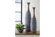 BLAYZE Antique Gray/Brown Vase, Set of 2 - A2000388 - Vega Furniture