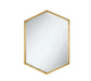 Bledel Gold Hexagon Shaped Wall Mirror - 902356 - Vega Furniture