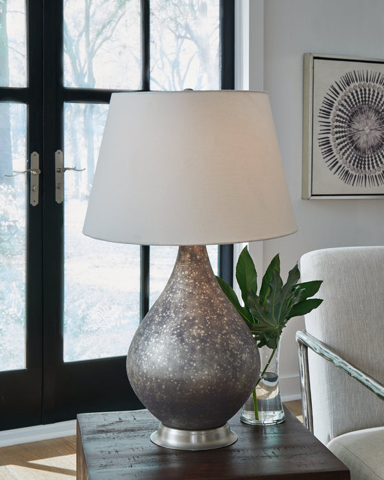 Bluacy Antique Gray Table Lamp - L430834 - Vega Furniture