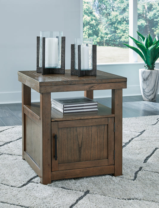 Boardernest Brown End Table - T738-3 - Vega Furniture