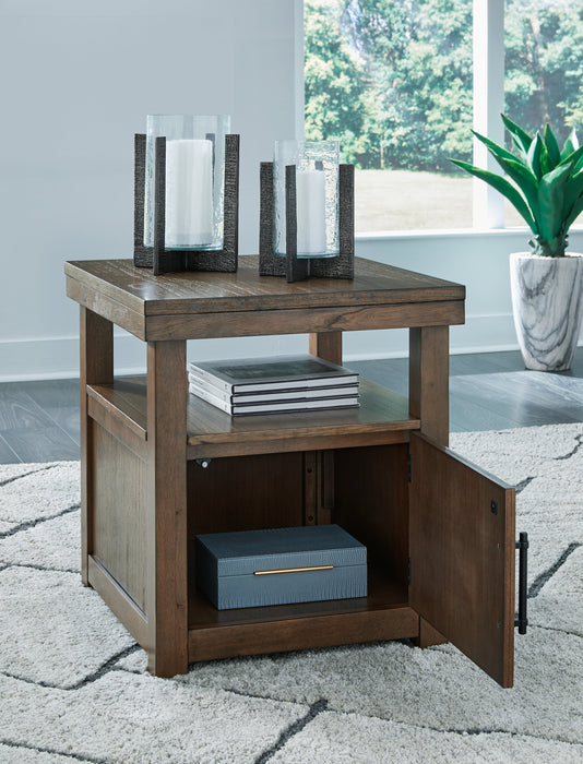 Boardernest Brown End Table - T738-3 - Vega Furniture