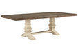 Bolanburg Antique White Extention Dining Table - SET | D647-55B | D647-55T - Vega Furniture