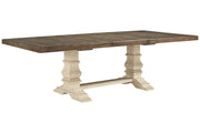 Bolanburg Antique White Extention Dining Table - SET | D647-55B | D647-55T - Vega Furniture