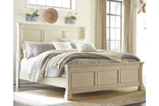 Bolanburg Antique White King Panel Bed - SET | B647-56 | B647-78 | B647-97 - Vega Furniture