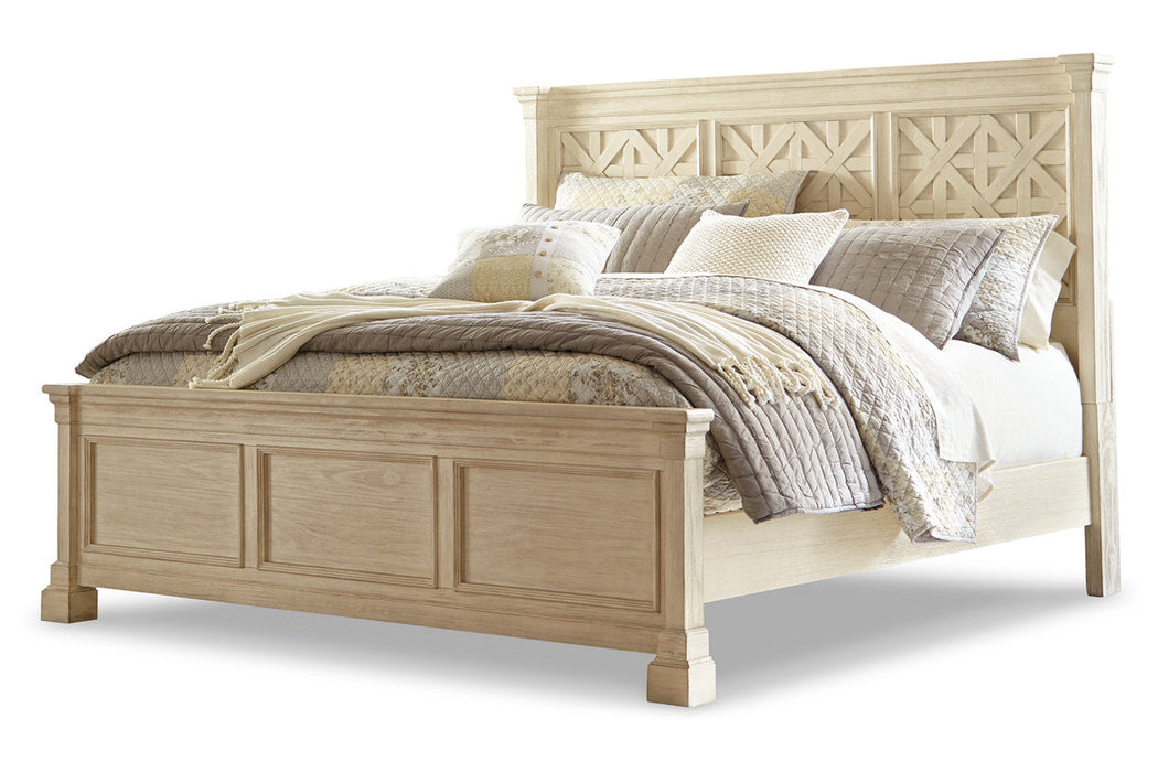 Bolanburg Antique White Queen Panel Bed - SET | B647-54 | B647-57 | B647-96 - Vega Furniture