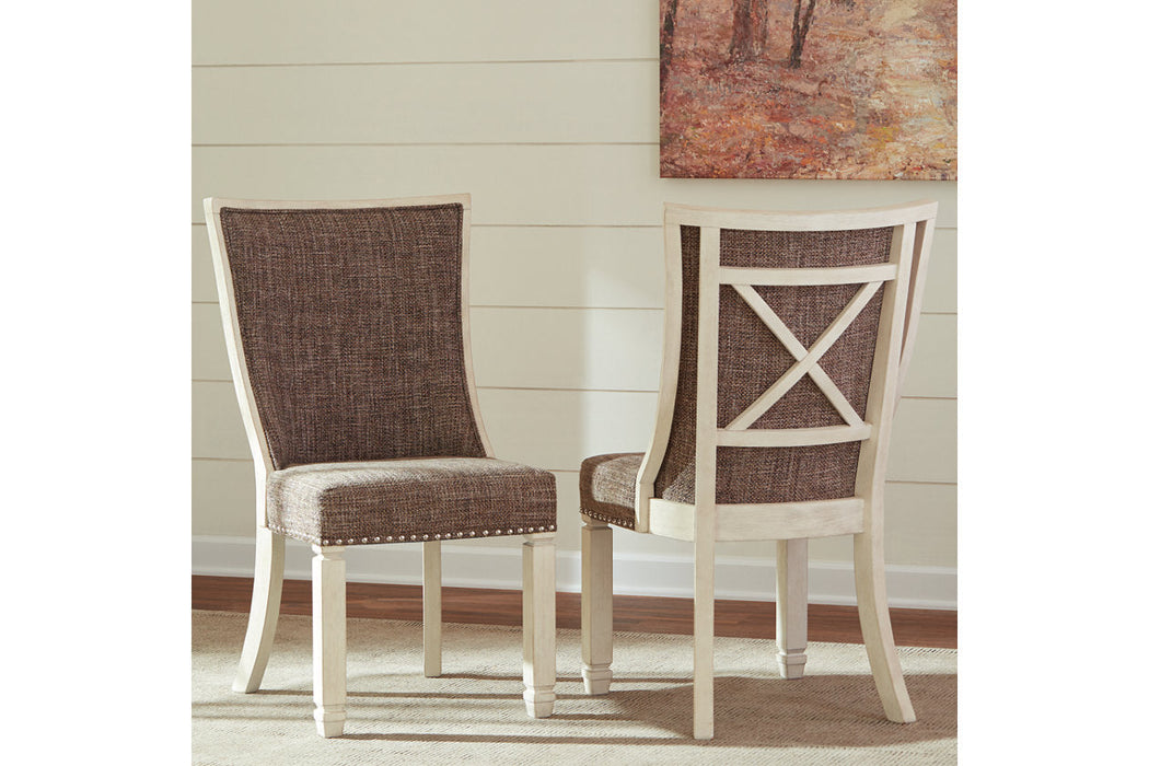 Bolanburg Two-tone Dining Chair, Set of 2 - D647-02 - Vega Furniture