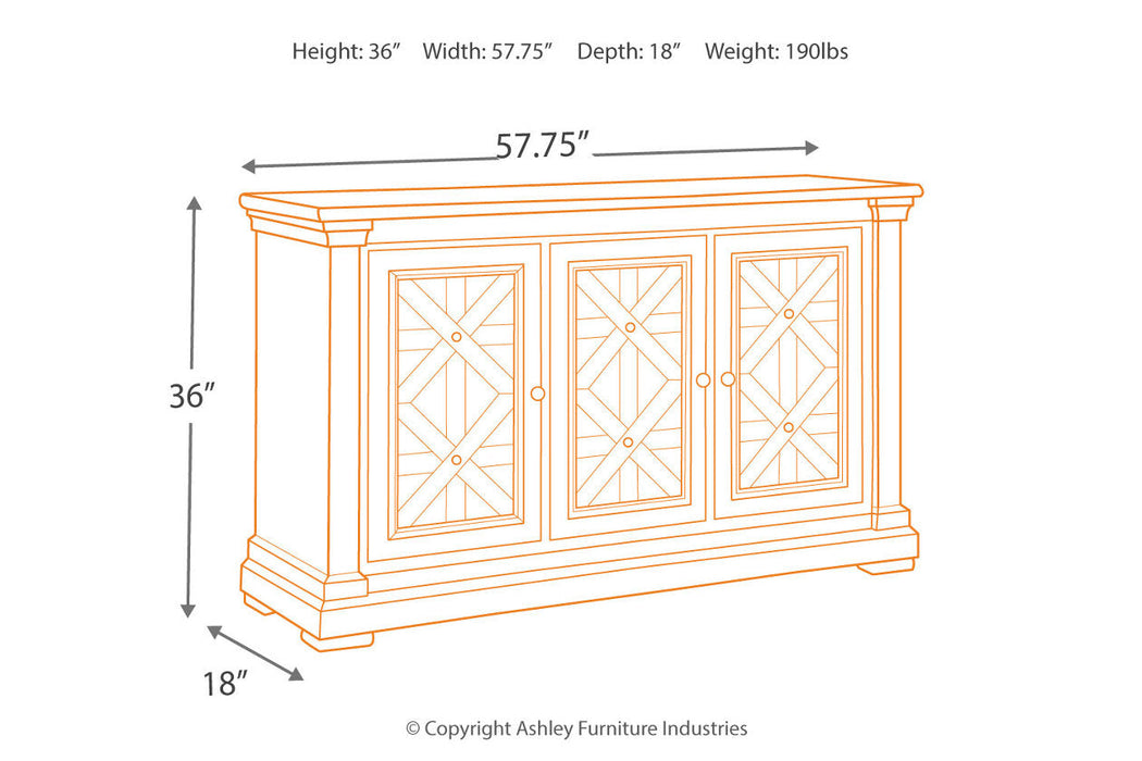 Bolanburg Two-tone Dining Server - D647-60 - Vega Furniture