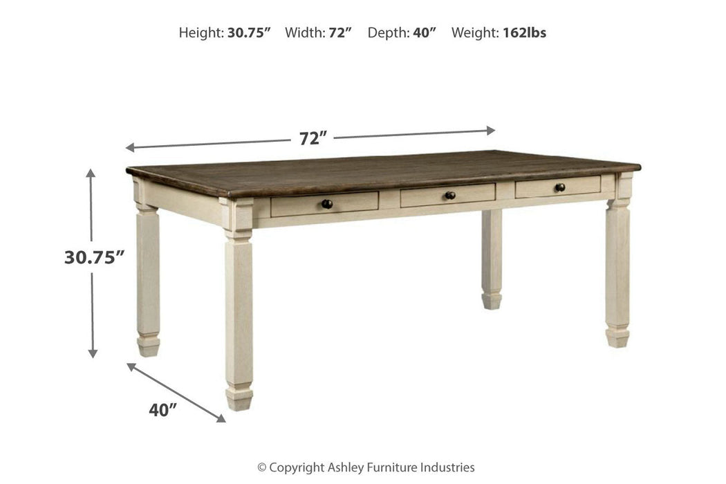 Bolanburg Two-tone Dining Table - D647-25 - Vega Furniture