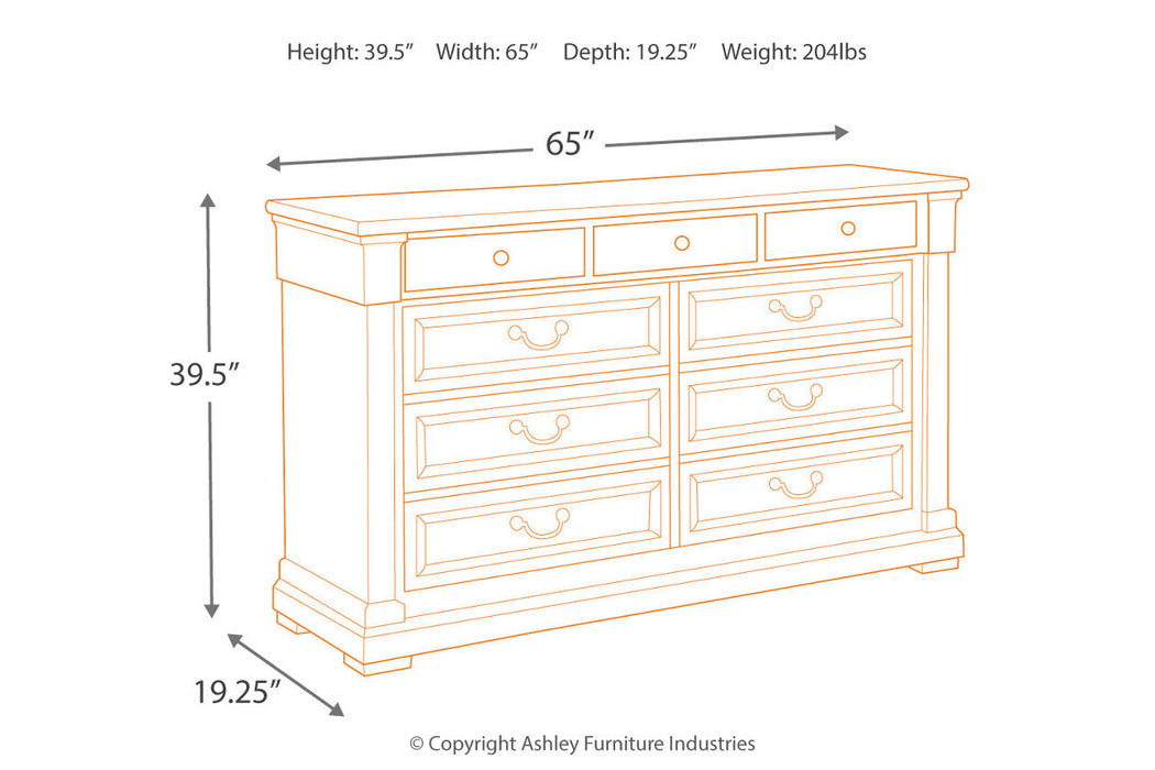 Bolanburg Two-tone Dresser - B647-131 - Vega Furniture