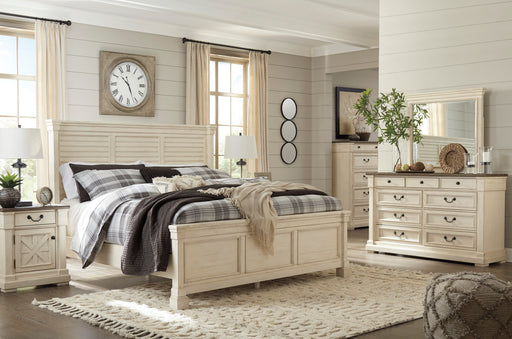 Bolanburg Two-tone Louvered Panel Bedroom Set - SET | B647-54 | B647-77 | B647-96 | B647-131 | B647-36 | B647-191 - Vega Furniture