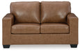 Bolsena Caramel Loveseat - 5560335 - Vega Furniture